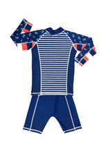 Load image into Gallery viewer, Anchor Swimwear Long Sleeve and Short Set