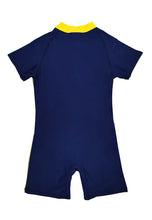 Load image into Gallery viewer, Navy Tangerine Solid One Piece
