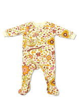 Load image into Gallery viewer, Birds And Bees Girl Romper With Footie Sleepwear
