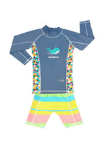 Load image into Gallery viewer, Whale Swimwear Long Sleeve and Short Set
